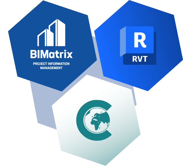 Integrace Revit, COMOS a BIMatrix